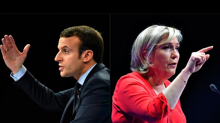 Telediario 1 - La elección entre Marine Le Pen y Emmanuel Macron será trascendental para el futuro de la Unión Europea