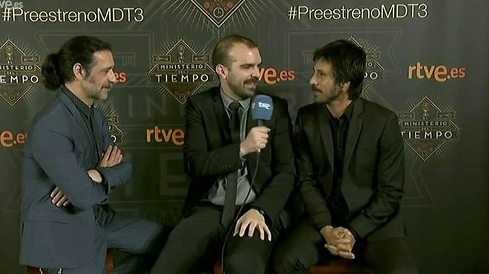 La Puerta del Tiempo - El Ministerio del Tiempo- Nacho Fresneda y Hugo Silva hablan de la tercera temporada