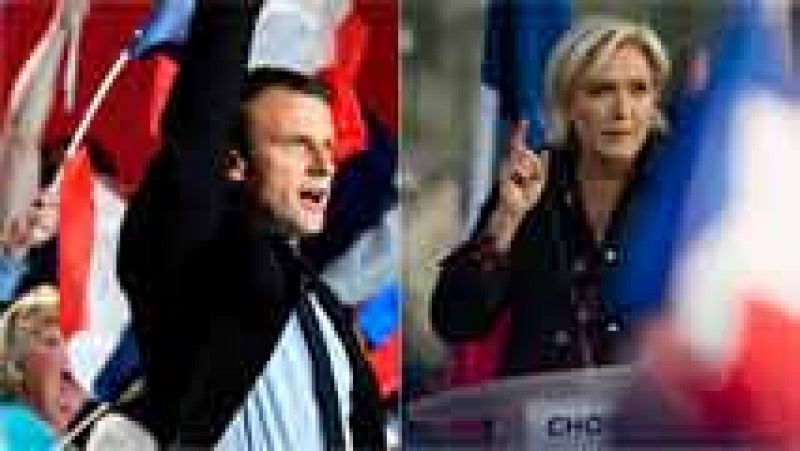 Cierra la campaa para las presidenciales francesas con Macron como favorito