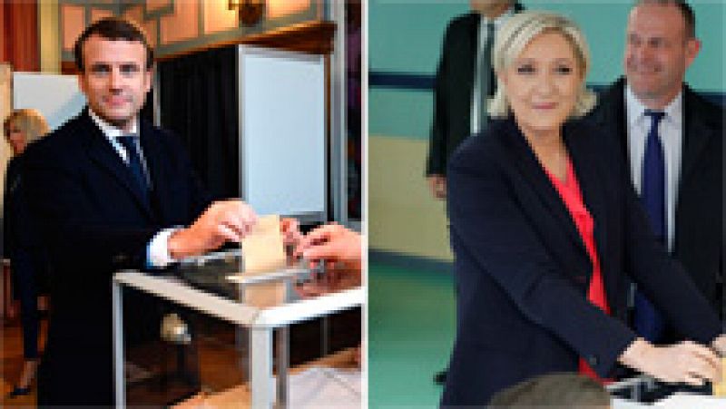 Macron y Le Pen votan en Francia en unas presidenciales que marcarn el destino de Europa