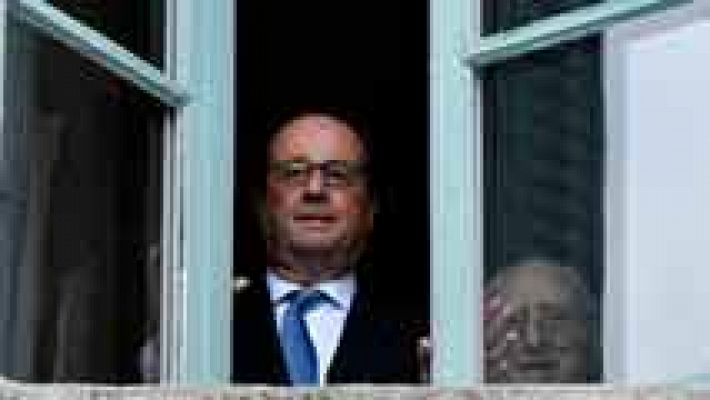 Telediario 1 - Hollande, el presidente que renunció a la reelección