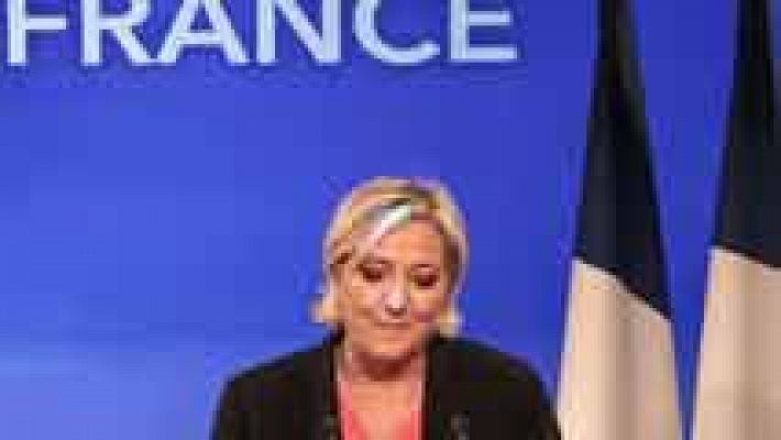 Le Pen reconoce su derrota frente a Macron