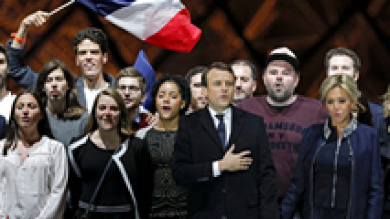 Discurso íntegro del presidente electo de Francia, Emmanuel Macron, en el Louvre 