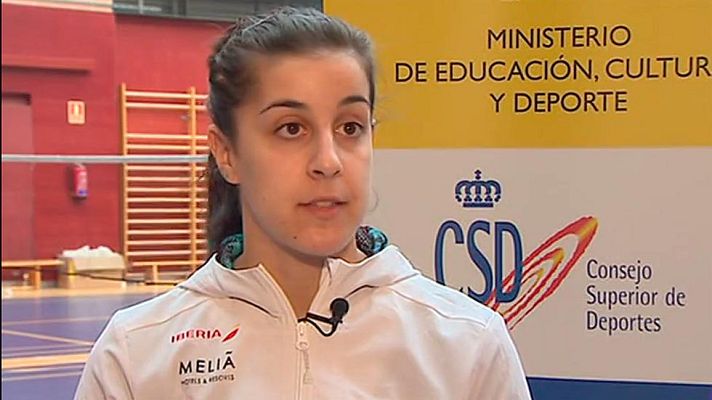 Telediario 1 - Carolina Marín espera conquistar en casa su cuarto europeo