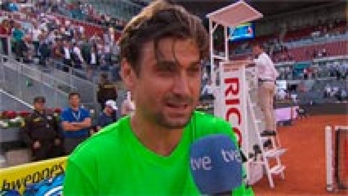 Madrid Open de Tenis - Ferrer: "Hasta el 'break' del segundo set he tenido muy malas sensaciones"