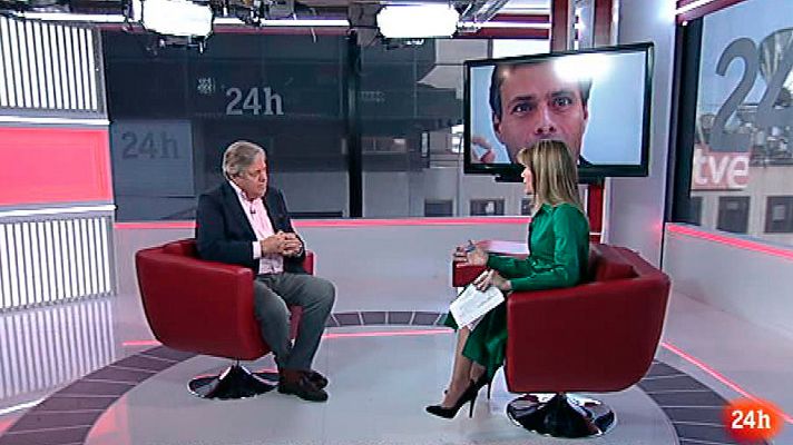 Entrevista a Leopoldo López Gil en el canal 24 horas