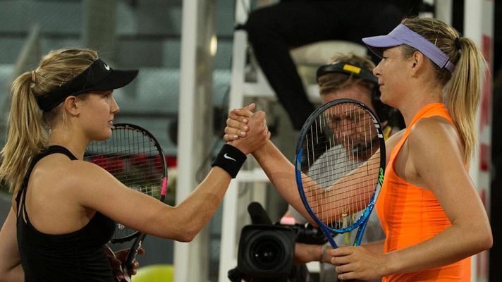 Madrid Open de Tenis - Bouchard vence a Sharapova tras haberla criticado