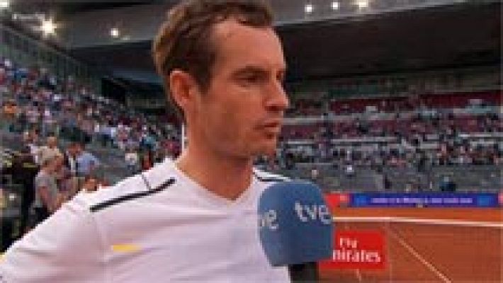 Madrid Open de Tenis - Murray, tras vencer a Copil: "Me ha hecho daño con su saque"