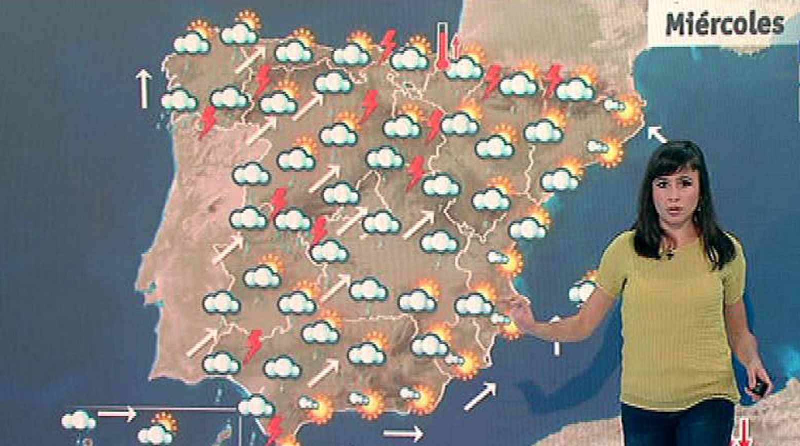 Fuertes tormentas en Galicia, Asturias y León - El tiempo | Ver