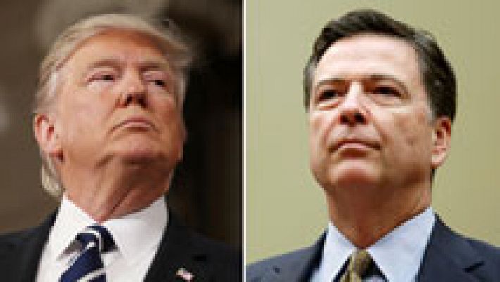 Telediario 1 - Trump despide por sorpresa al director del FBI que investigaba las supuestas injerencias rusas en la campaña