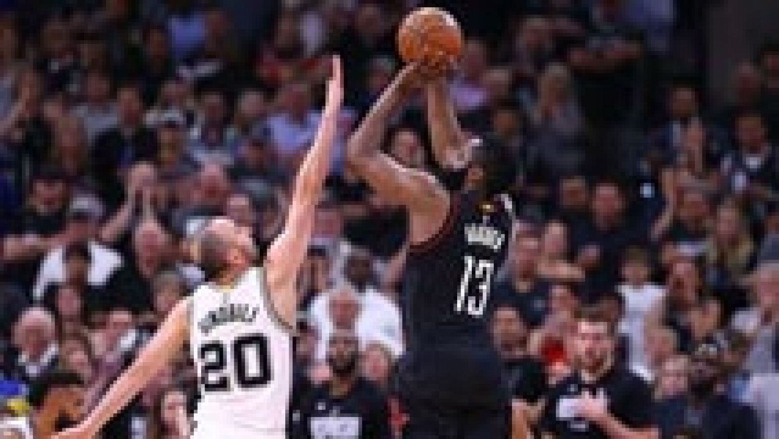 Telediario 1: Green y Ginóbili deciden el triunfo de los Spurs en el quinto partido | RTVE Play