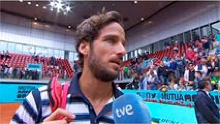 Madrid Open de Tenis - Feliciano: "Un pelín de suerte, un par de acierto y el partido ha caído de mi lado"