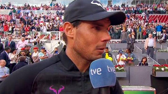 Madrid Open de Tenis - Nadal, tras vencer a Fognini: "He jugado mal"