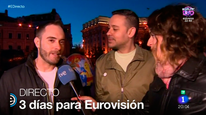 Los fans españoles hacen turismo por Kiev en Eurovisión 2017