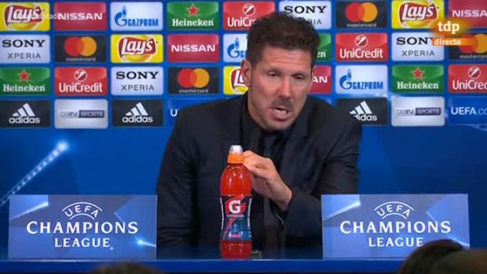 Simeone: "Es una pena no poder clonar a algunos jugadores"