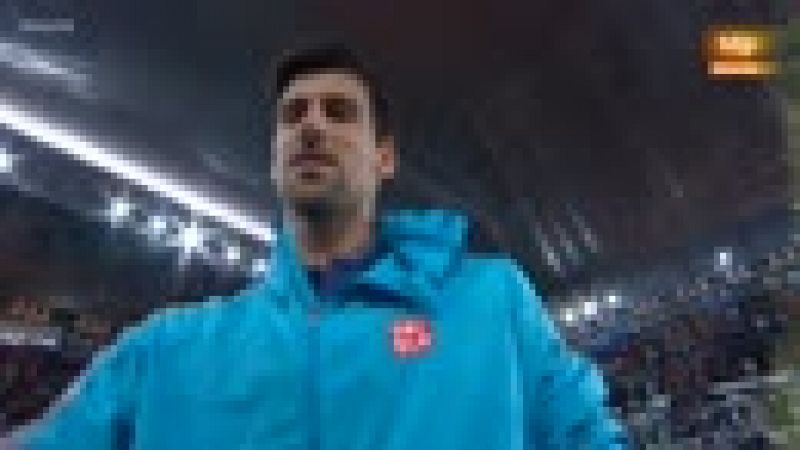 Djokovic: "Jugar bajo techo me ha beneficiado"