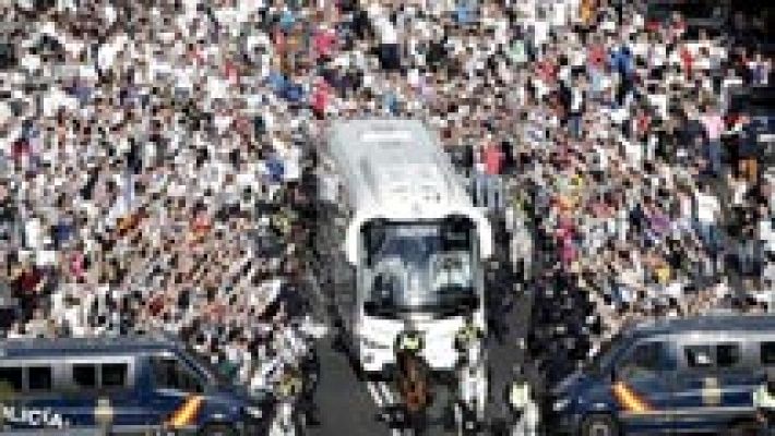 Telediario 1 - Así se prepara el viaje a Cardiff