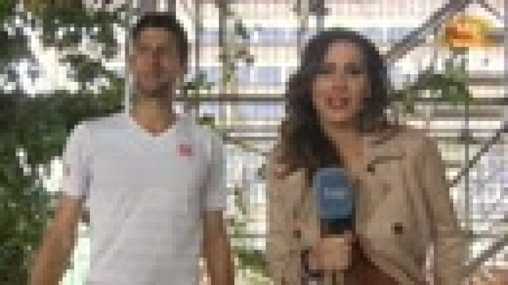 Madrid Open de Tenis - Djokovic dice que el favorito para ganar el Madrid Open es Nadal