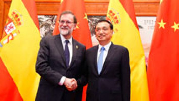 Rajoy resalta ante Xi Jinping la fortaleza de la economía española tras la crisis