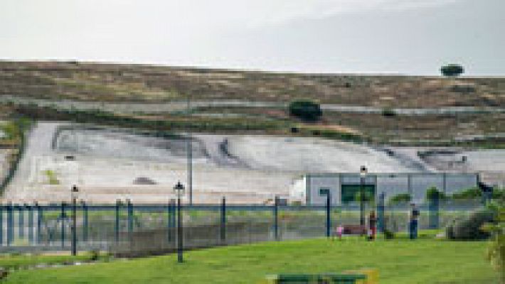 Telediario 1 - Un año del incendio del vertedero de neumáticos de Seseña