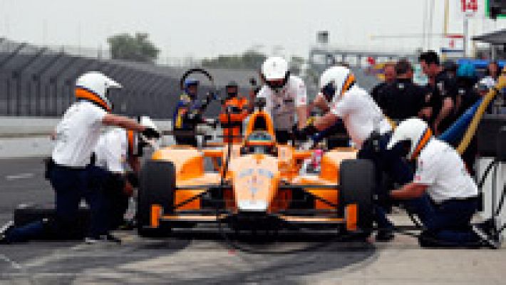 Alonso, cuarto en los entrenamientos en Indianápolis