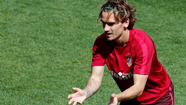 Telediario 1 - Griezmann: "Estoy muy a gusto en el Atlético"