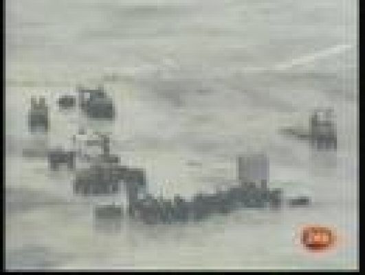  - Rescatan a 150 pescadores del hielo