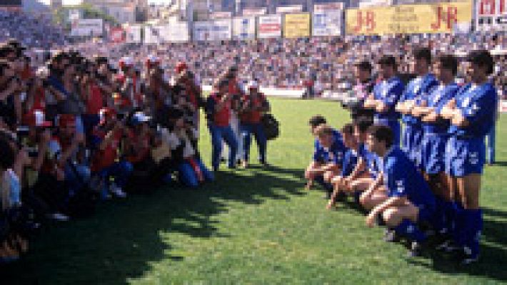 Telediario 1 - El Madrid, el Barça y las Ligas en la última jornada