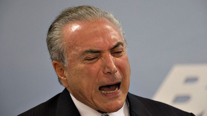Telediario 1 - La Fiscalía General de Brasil acusa al presidente Temer de obsrucción a la Justicia