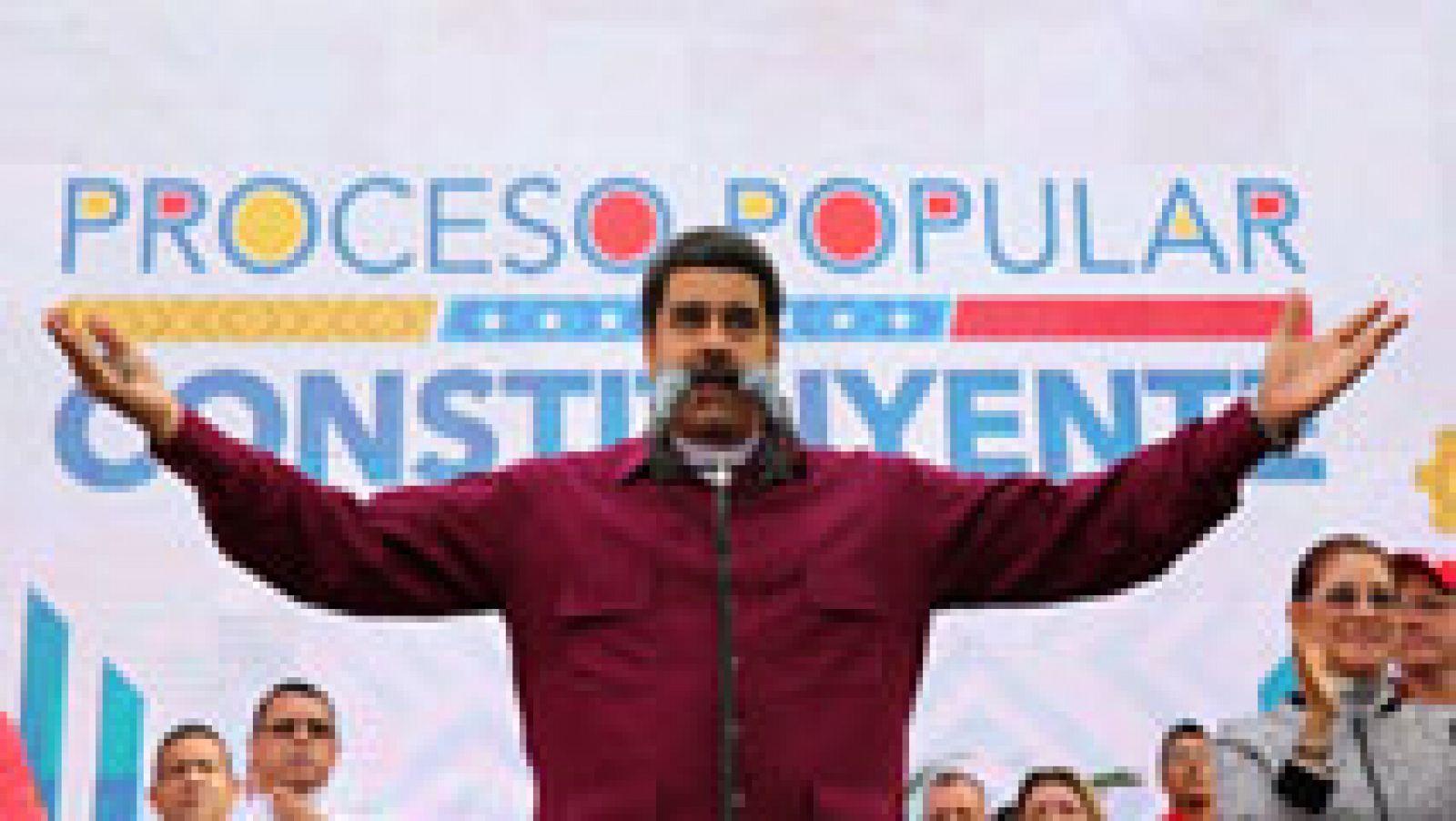 Sin programa: Maduro: "Saca tus manos de aquí Donald Trump. Go home" | RTVE Play