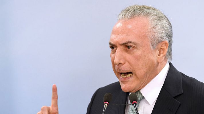 Telediario 1 - Temer insiste en su inocencia