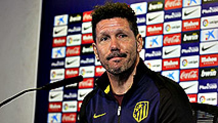 Telediario 1 - Simeone: "El lunes hablaré con Gil Marín"