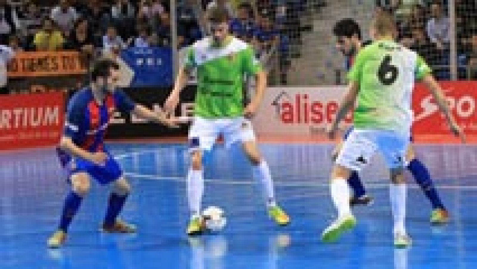 Sin programa: LNFS. Playoff cuartos. FC Barcelona 5-1 Palma Futsal. Resumen | RTVE Play