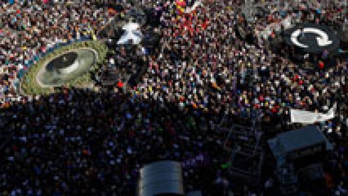 Telediario 1 - Pablo Iglesias reconoce que perderán en el Congreso