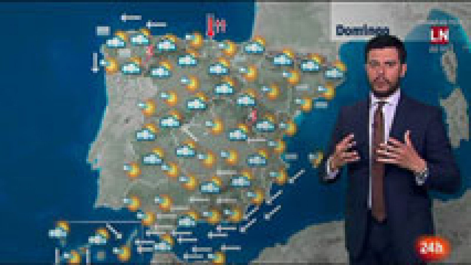 Levante muy fuerte en Cádiz y más calor en el norte