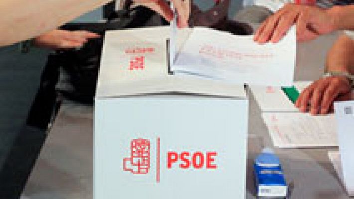 Telediario 1 - Los afiliados coinciden: no se trata de unas primarias más