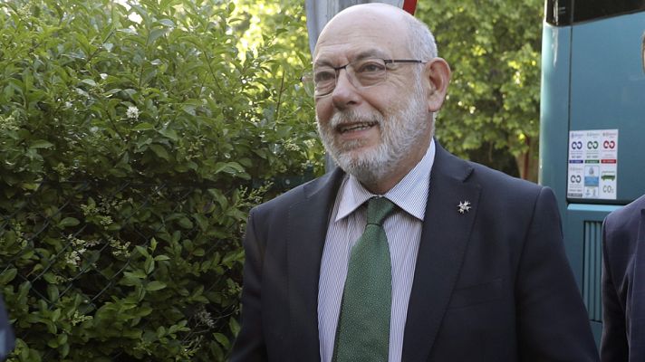 Telediario 1 - El fiscal general del Estado: "Se ha perseguido y se va a seguir persiguiendo la corrupción"