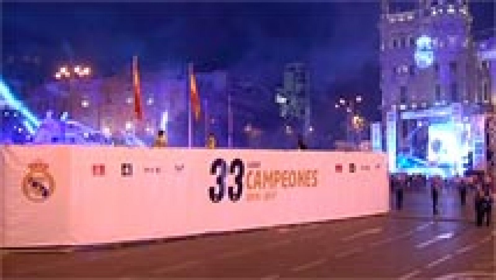 Cibeles ya espera a los jugadores del Madrid | Ver