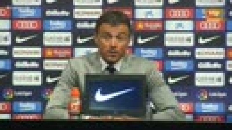 El entrenador del FC Barcelona ha puesto en valor la remontada de su equipo al mismo tiempo que ha lamentado la no sorpresa en Málaga.