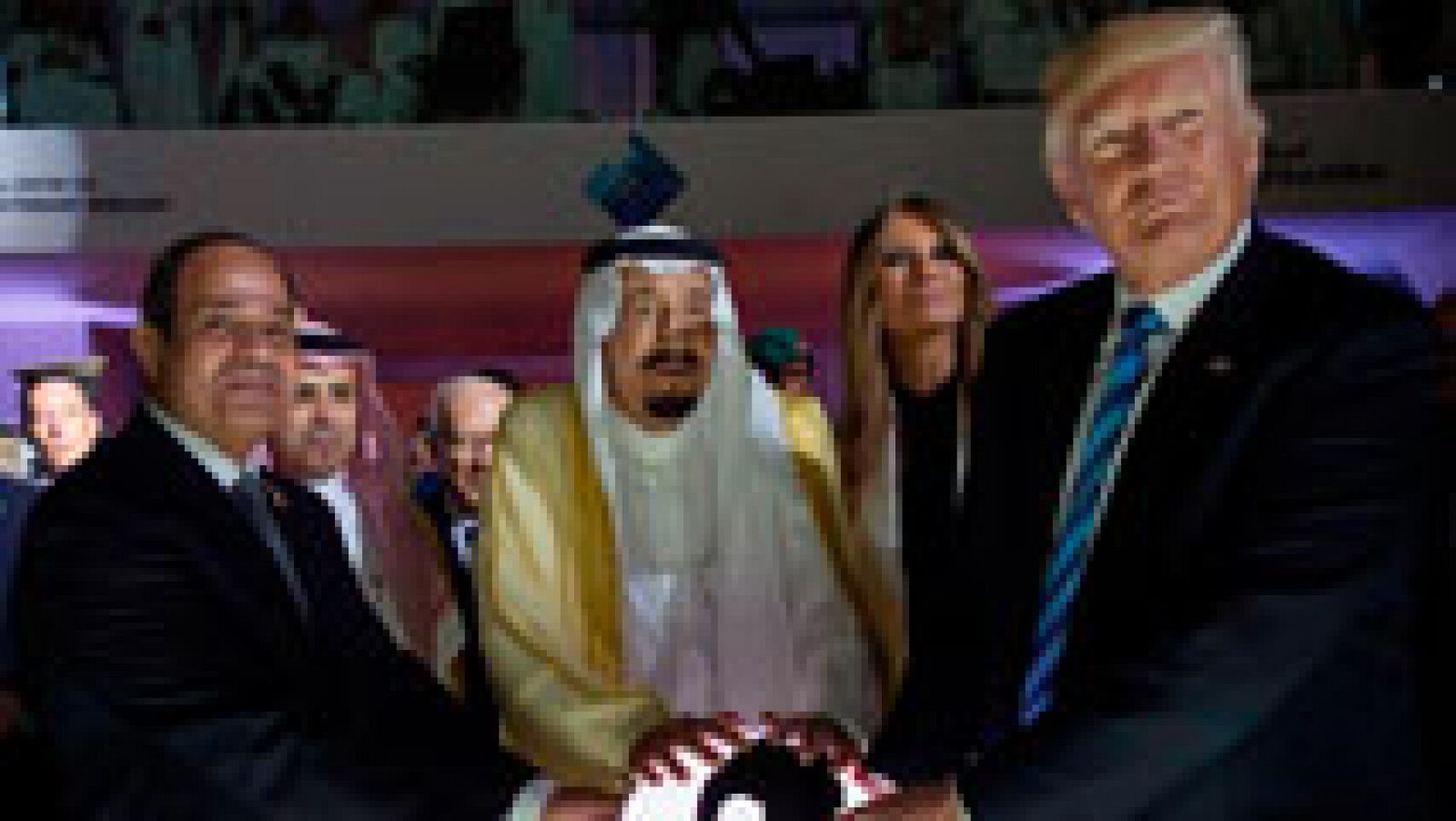 Telediario 1: Trump pide a los países del Golfo que luchen juntos  | RTVE Play