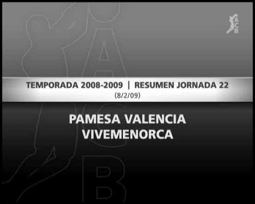 Baloncesto en RTVE - Pamesa 87-56 Menorca