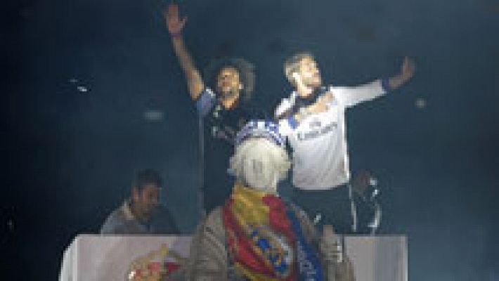 El Madrid celebra en Cibeles su Liga número 33