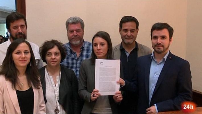 Presentada la moción de censura de Unidos Podemos