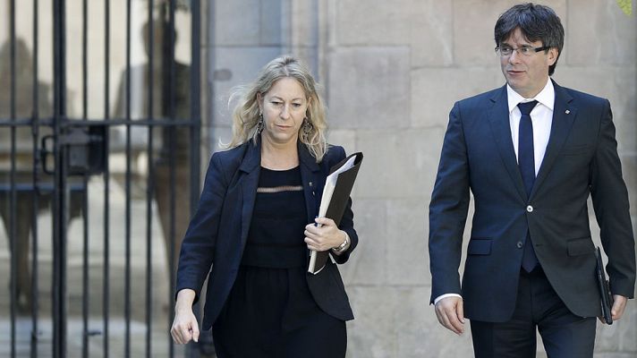 Telediario 1 - La Generalitat de Cataluña solicitará a Rajoy por carta negociar las condiciones del referéndum