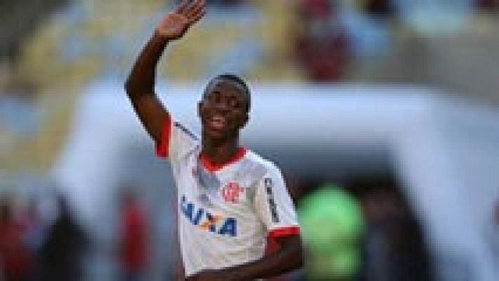 Telediario 1 - Vinicius será jugador del Real Madrid a partir de julio de 2018