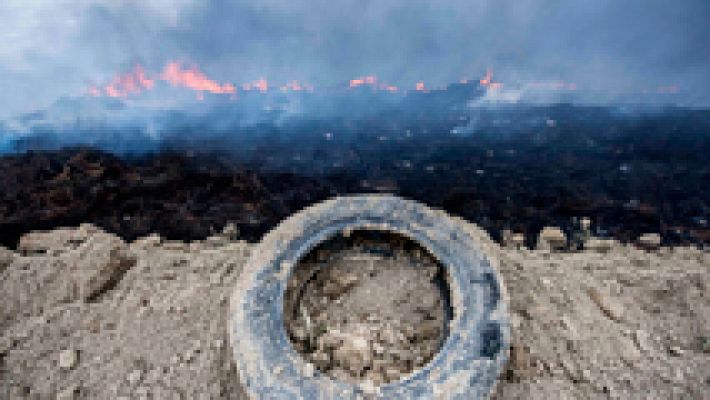 Un empresario declara ante el juez por el incendio en el cementerio de neumáticos de Seseña
