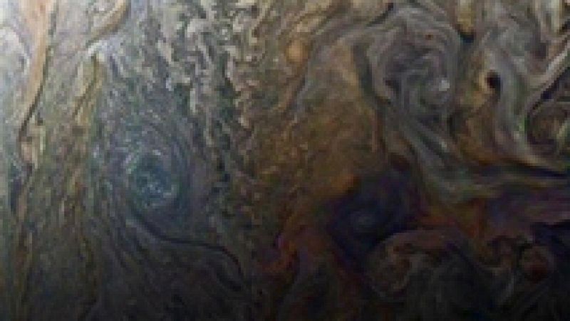 La 'cara oculta' de Júpiter está llena de tormentas gigantescas