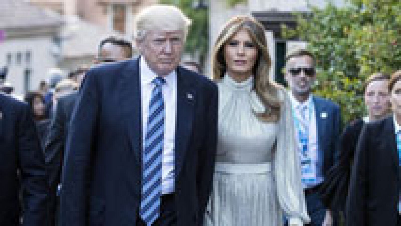 Telediario 1: Criticas a Donald Trump en su primer viaje fuera de EEUU | RTVE Play
