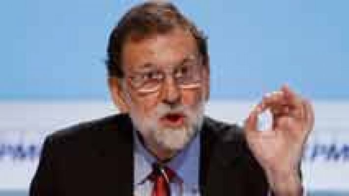 Telediario 1 - Rajoy avisa de las consecuencias de la independencia