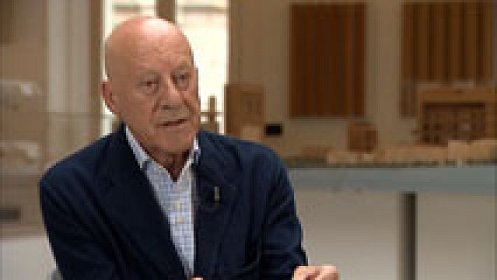 Telediario 1 - Foster nos recibe en el palacete sede de su Fundación